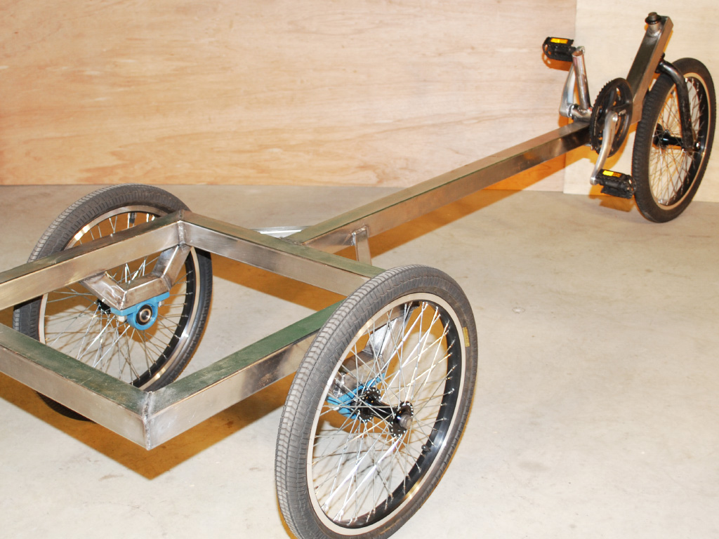 LodeRunner Utility Trike - steel tube frame